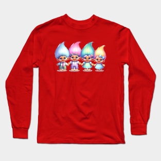 Cute Troll Family Long Sleeve T-Shirt